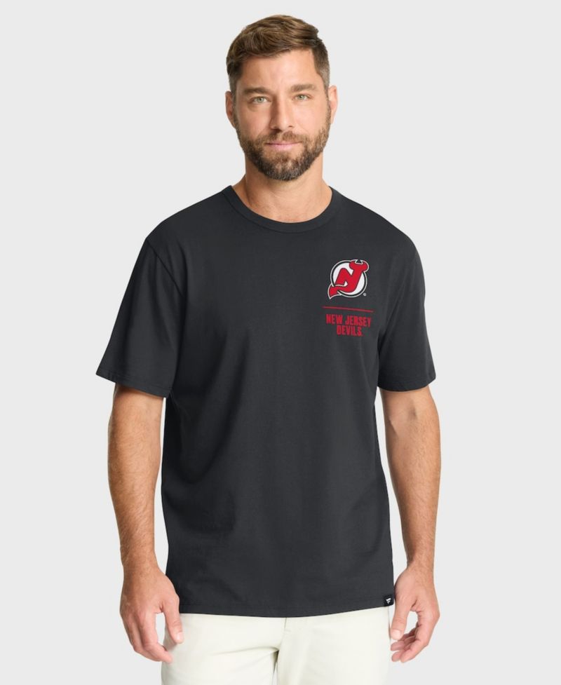 Men's Black New Jersey Devils Crash The Net Legacy T-Shirt