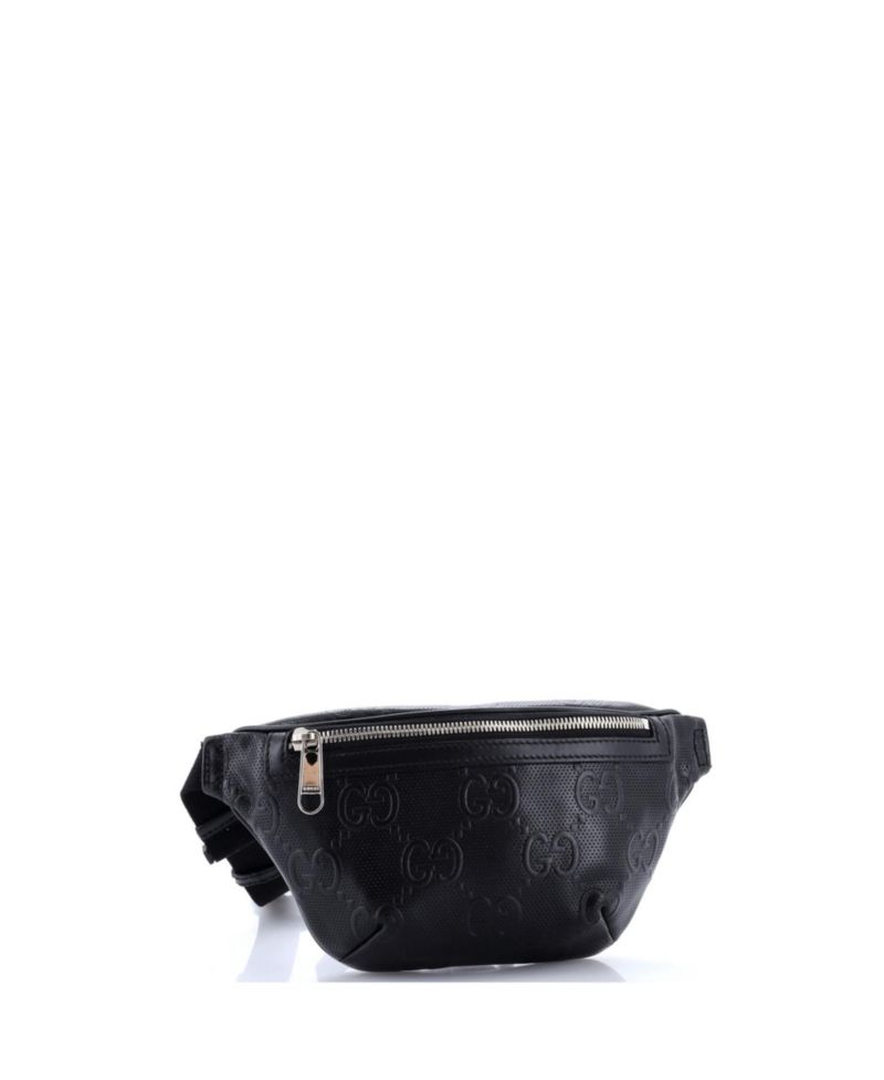Small Belt Bag GG Embossed Perforated Leather