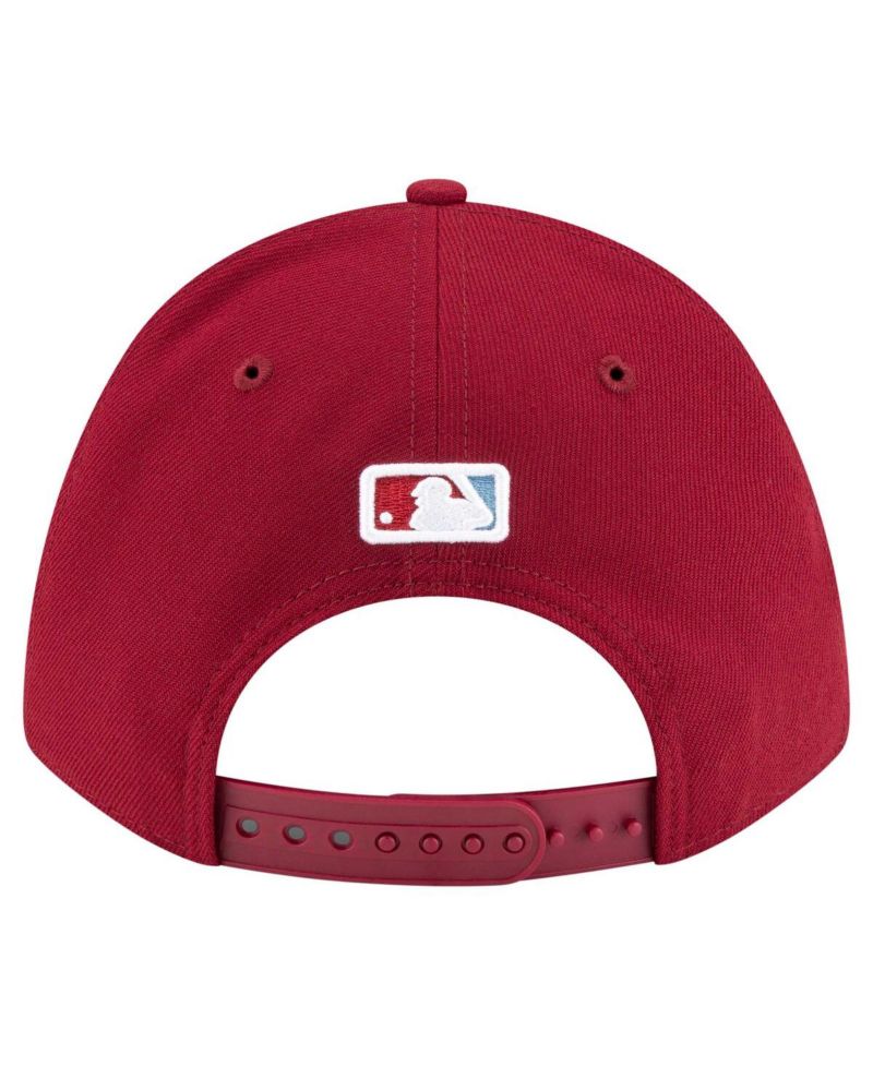 Men's Burgundy Philadelphia Phillies Player Replica 9FORTY Adjustable Hat