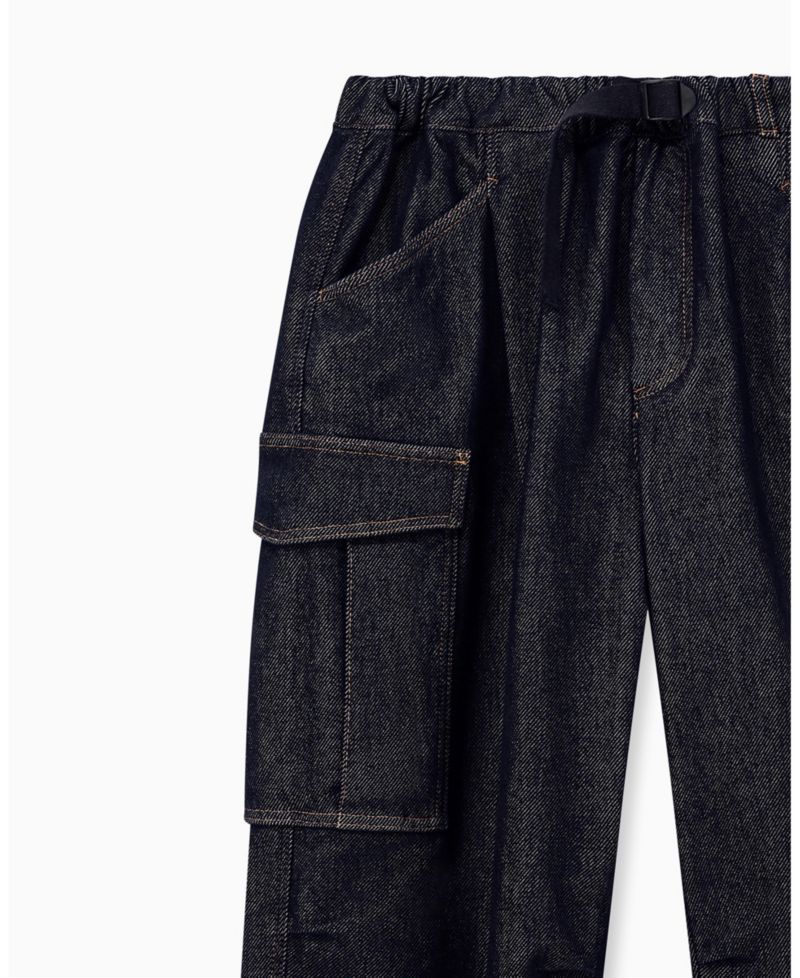 Men's Stretch Cotton Cargo Denim