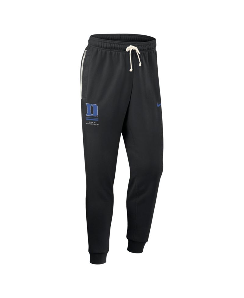 Men's Black Duke Blue Devils 2026 Sideline Standard Issue Dri-FIT Taper Pants