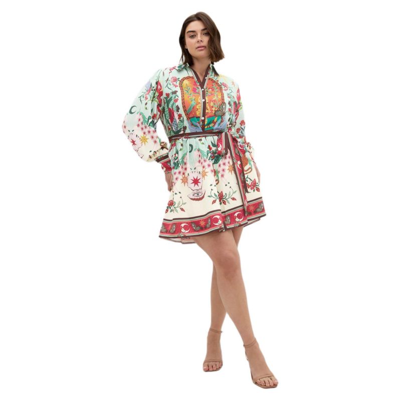 Women's Ezra Dreamscape Print Mini Dress