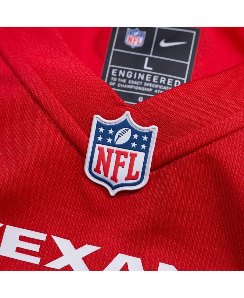 Men's Tank Dell Red Houston Texans Alternate Game Jersey