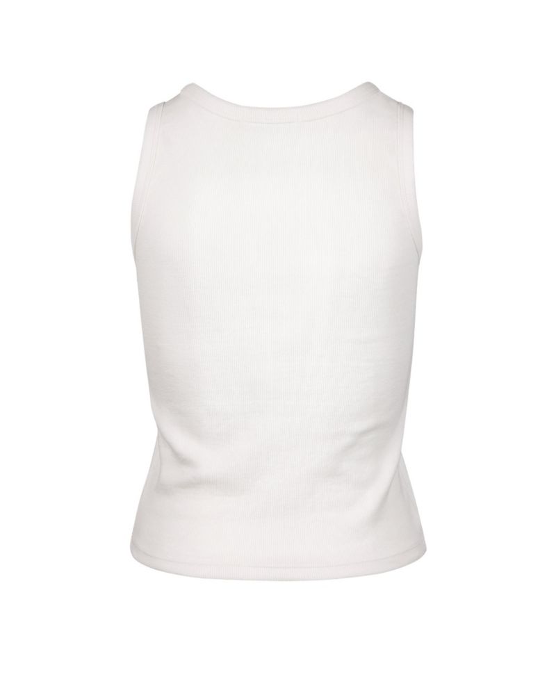 Women's '47 Cream Milwaukee Brewers Single Swirl Ribbed Baby Tank Top