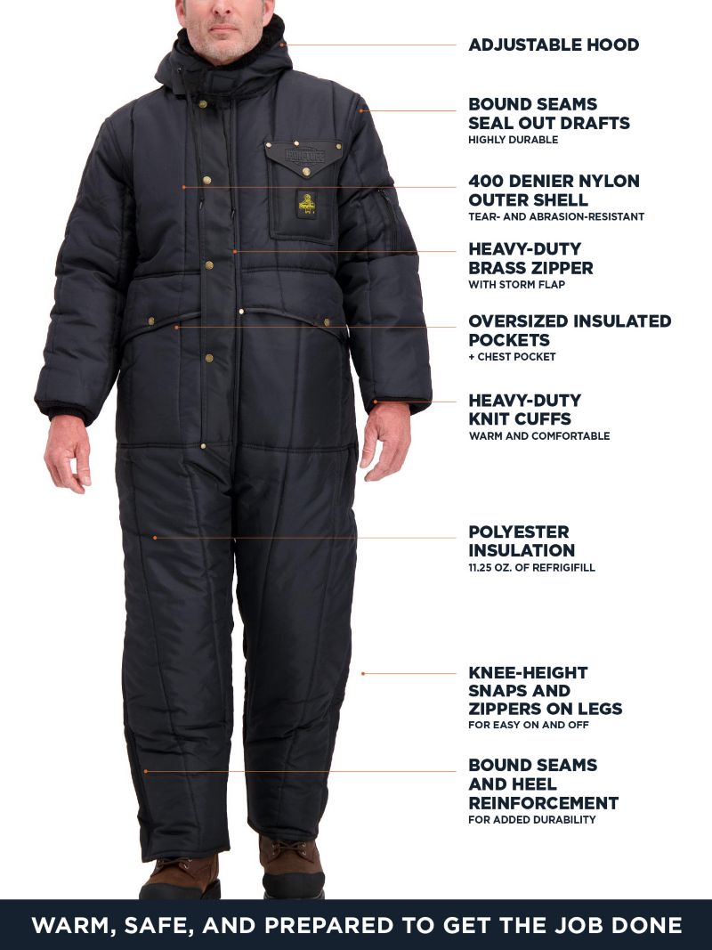 Big & Tall Iron-Tuff Coveralls with Hood