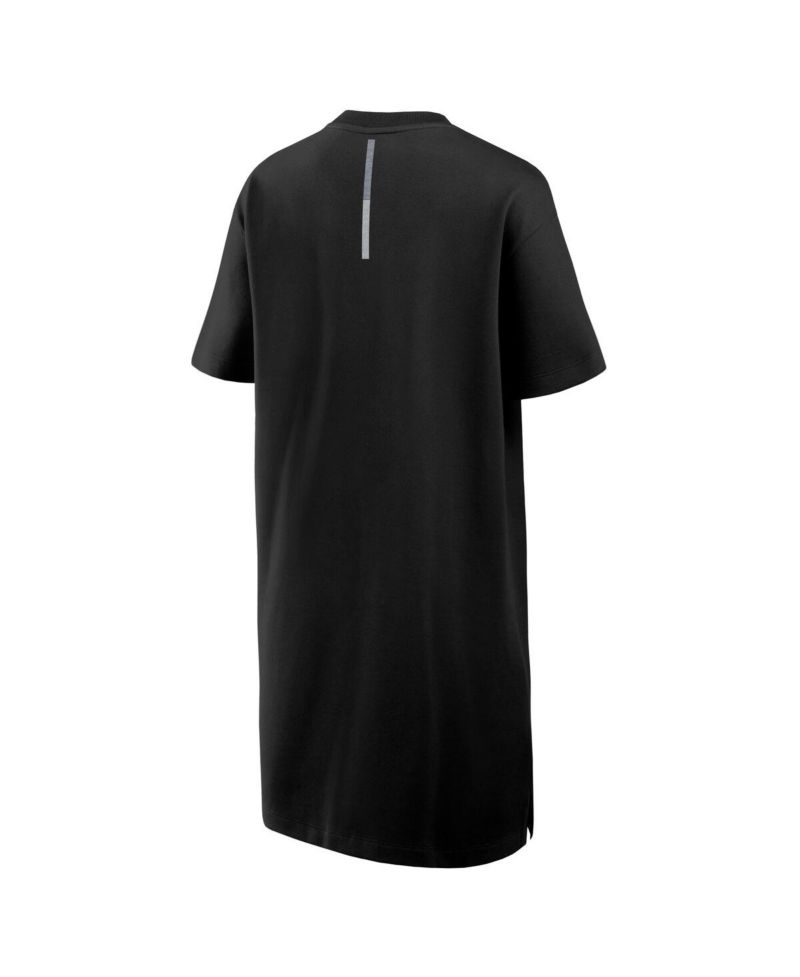 Women's Black Los Angeles Dodgers Elements Cotton Dress