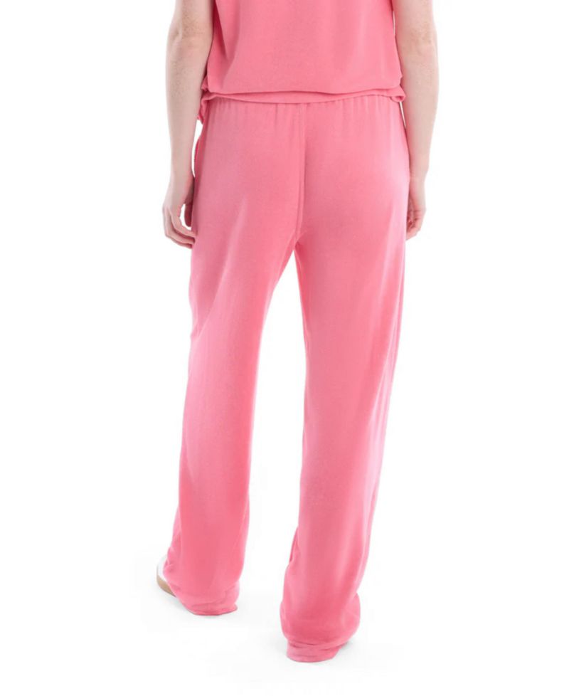 Women's Crochet Trim Wide Leg Pant