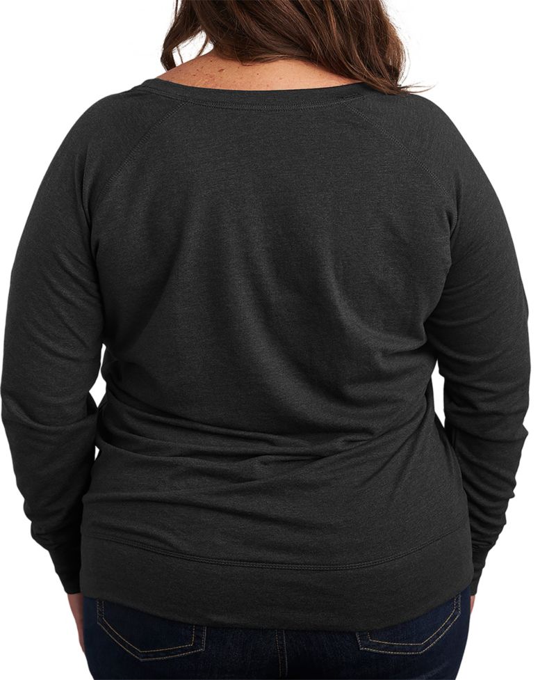 Plus Size Disney Best Mom French Terry Long-Sleeve T-Shirt
