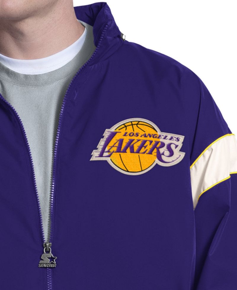 Men's Purple Los Angeles Lakers The Gust Full-Zip Hooded Jacket