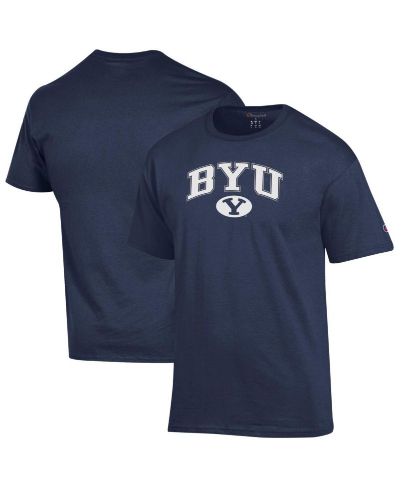 Men's Royal BYU Cougars Arched Logo T-Shirt