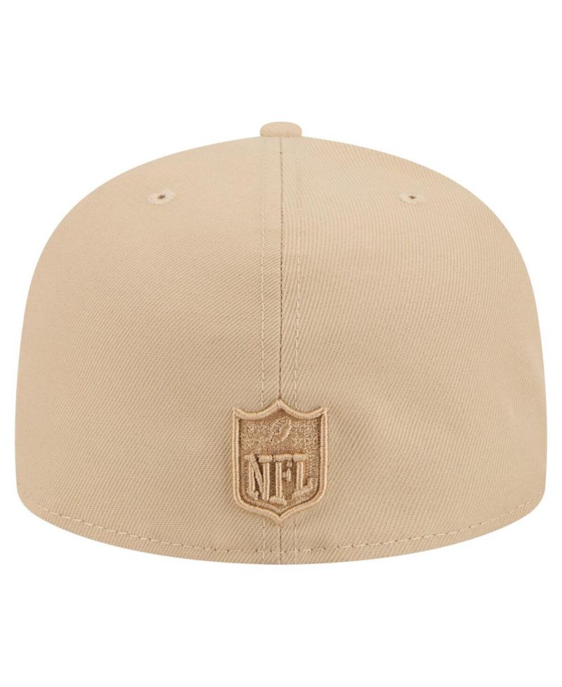 Men's Light Beige Buffalo Bills Color Pack A-Frame 59FIFTY Fitted Hat