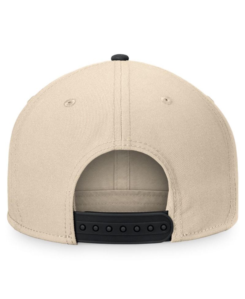 Men's Cream/Black Chicago Blackhawks Goalaso Snapback Hat