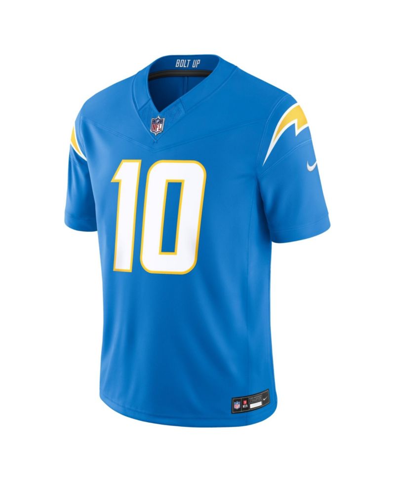 Men's Justin Herbert Powder Blue Los Angeles Chargers Vapor F.U.S.E. Stitched Limited Jersey
