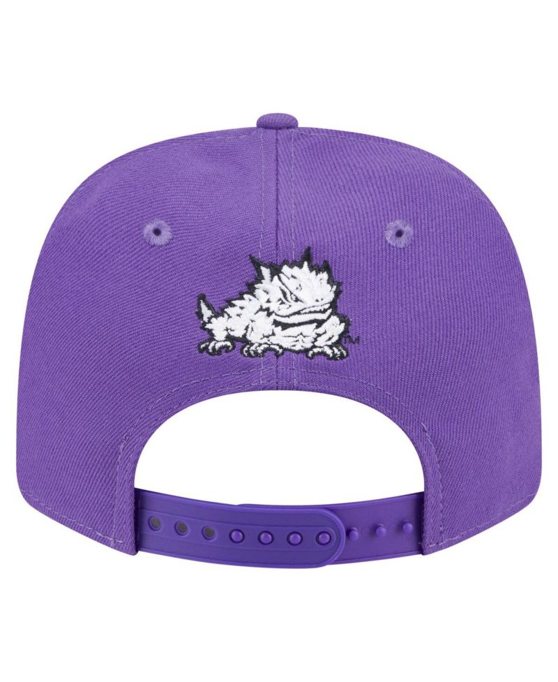Men's Purple TCU Horned Frogs Team Collective 9SEVENTY Stretch-Snap Adjustable Hat
