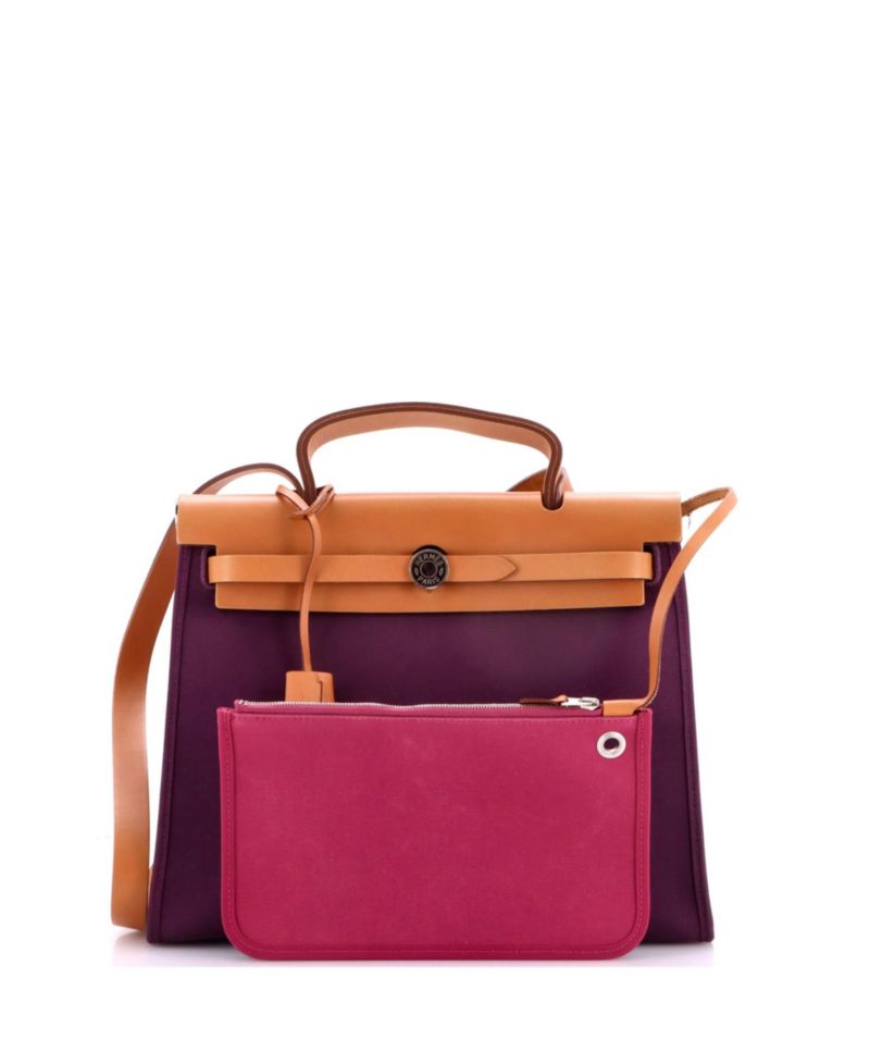 31 Herbag Zip Leather and Toile