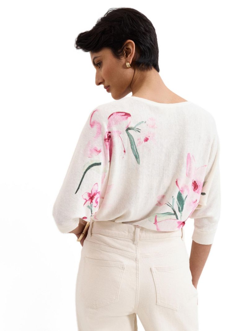 Women's Lorelei Boatneck Floral Jumper