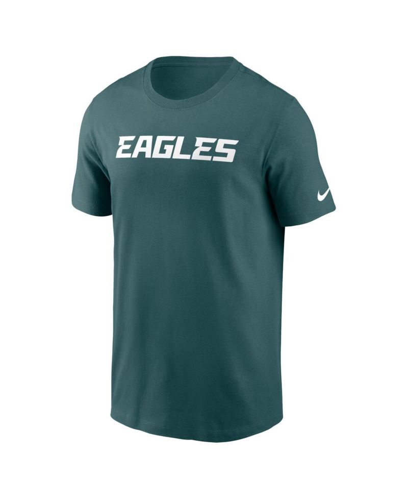 Men's Midnight Green Philadelphia Eagles Primetime Wordmark Essential T-Shirt