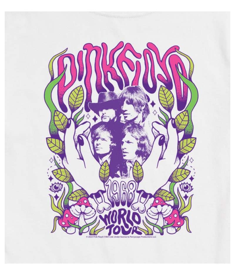 Hybrid Apparel Pink Floyd Psychedelic Men's Short Sleeve Tee