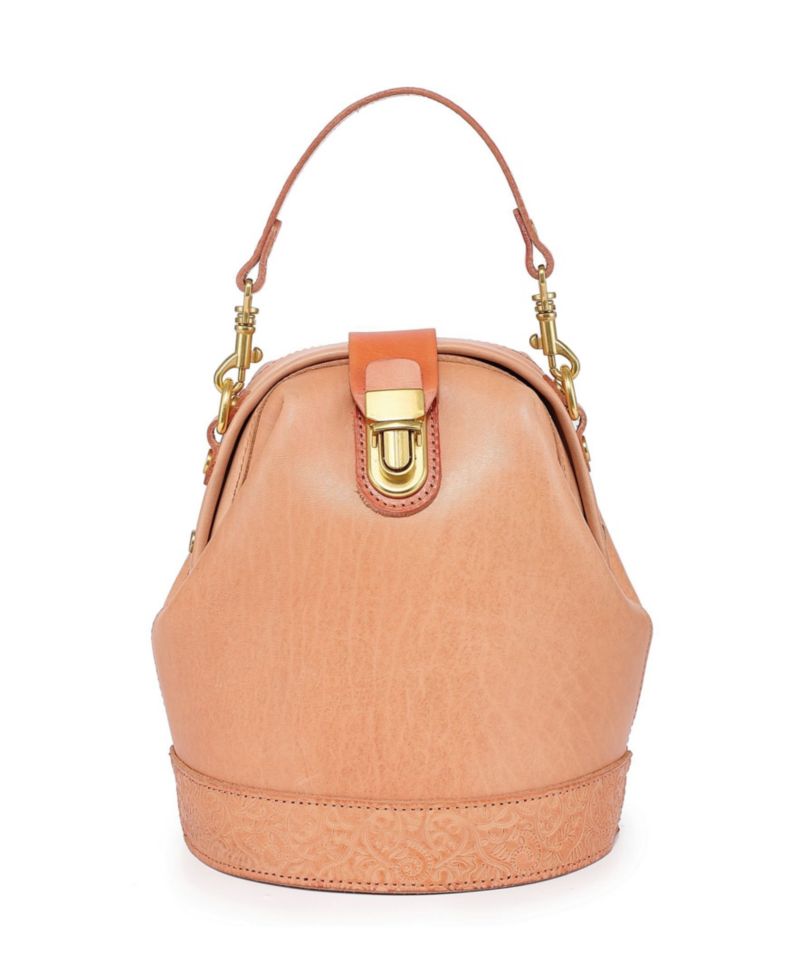 Doctor Mini Leather Bucket Crossbody Bag