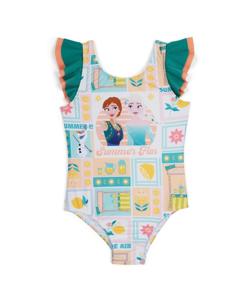 Toddler Girls Sleeveless One Piece Swimwear
