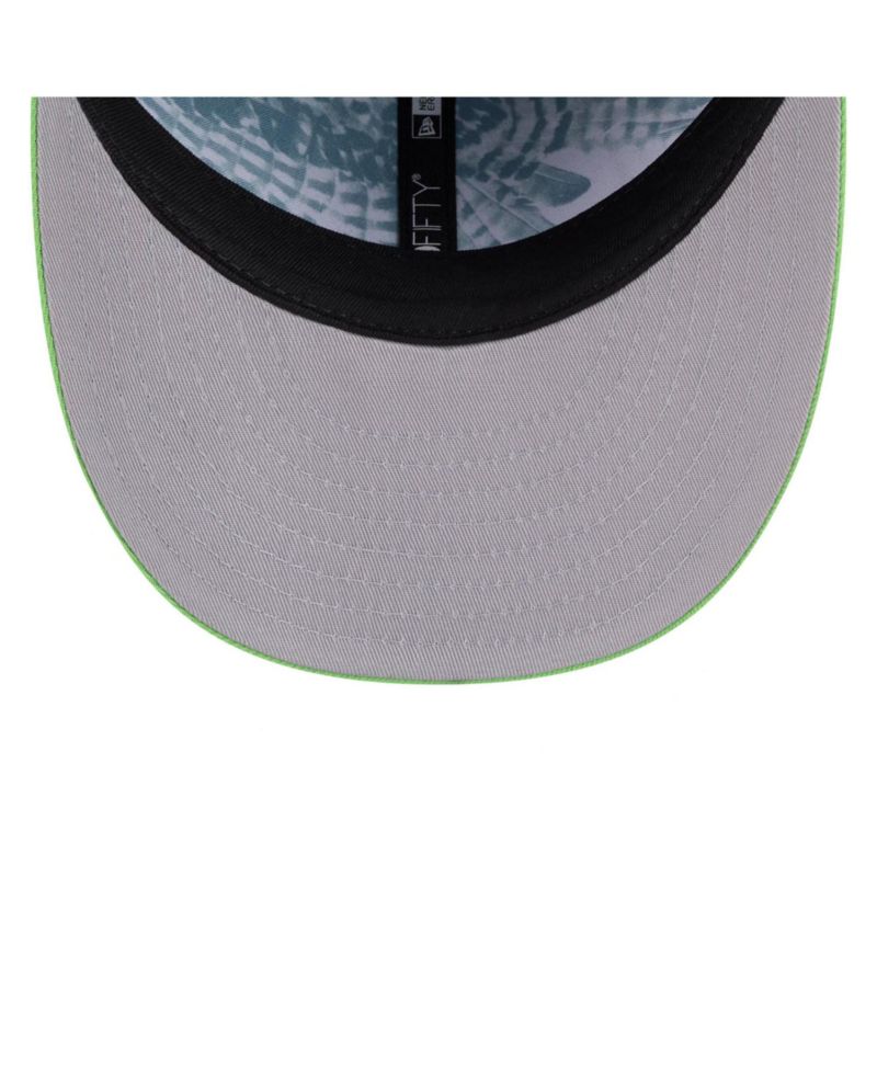 Men's College Navy/Neon Green Seattle Seahawks 2026 NFL Draft Pre-Curved 59FIFTY Fitted Hat