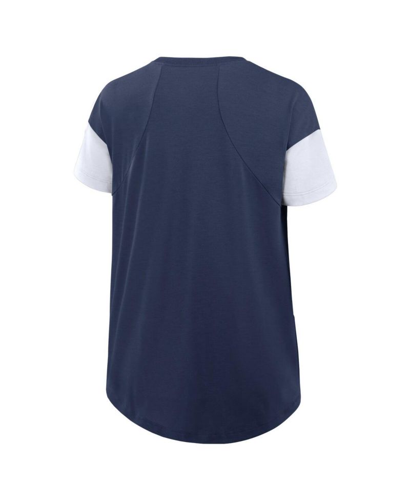 Women's Navy New York Yankees Flowy Fashion T-Shirt