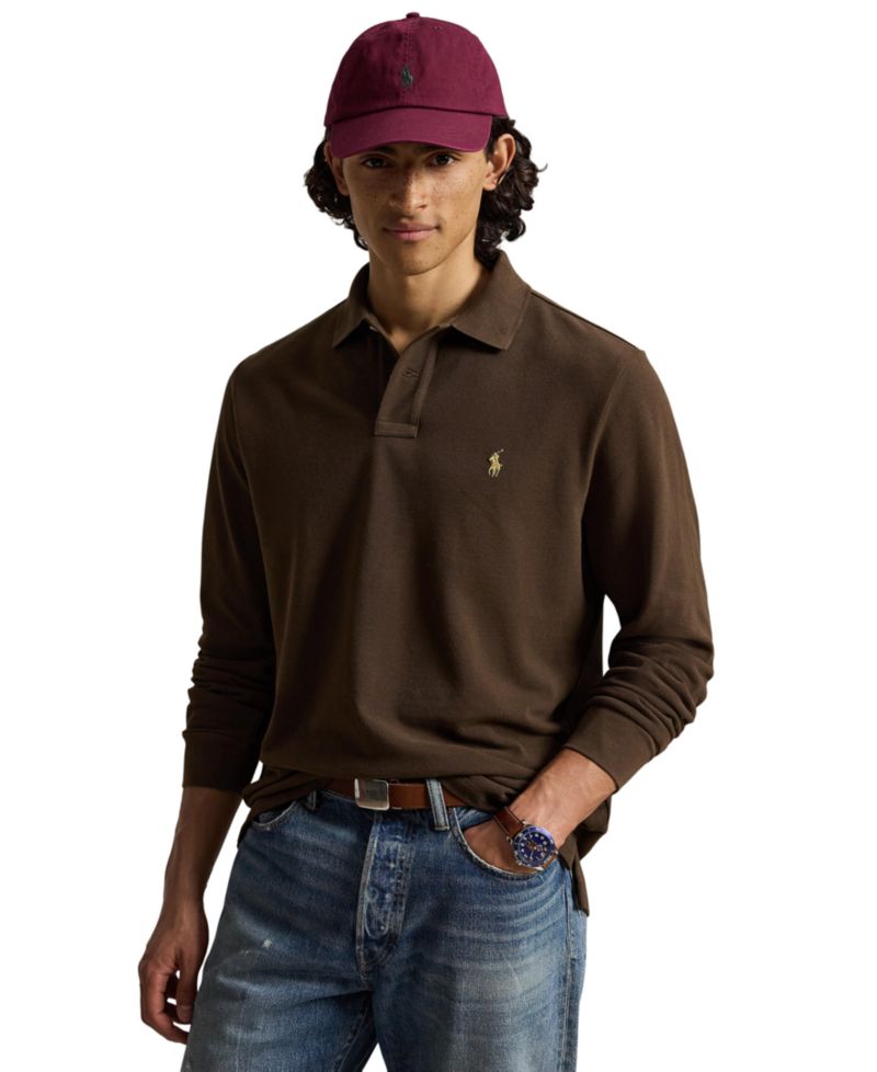 Men's Classic-Fit Mesh Polo Shirt