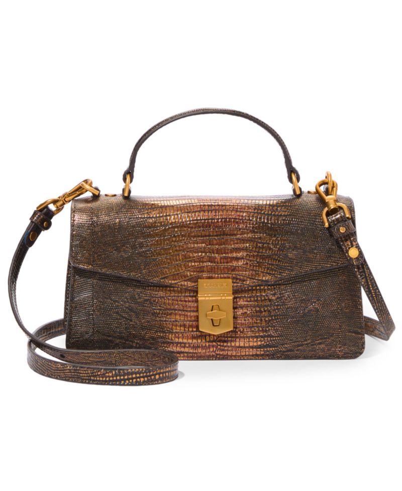 Genie Small Leather Satchel Bag