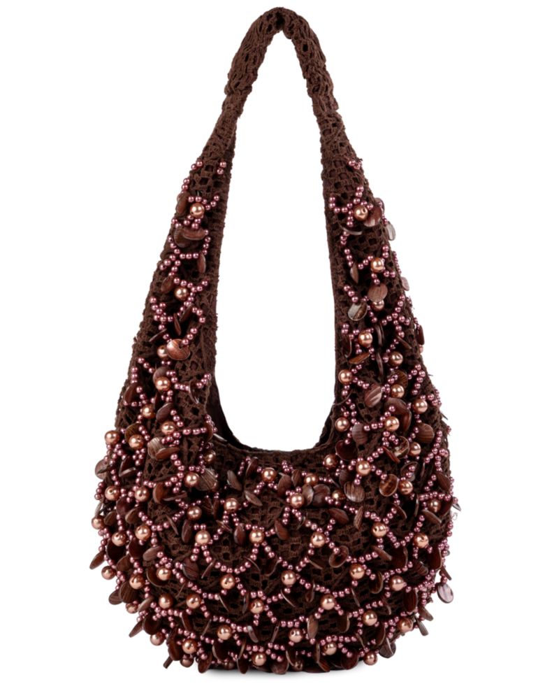 Ariel Knit Medium Hobo Handbag