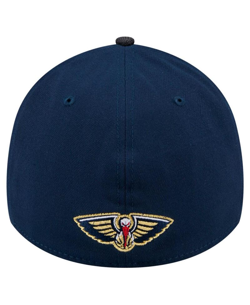 Men's Navy New Orleans Pelicans Sport Night 39THIRTY Flex Hat