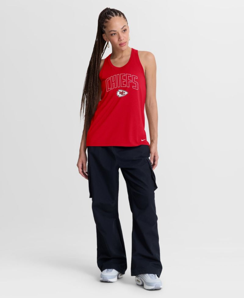 Women's Kansas City Chiefs Primetime Dri-FIT Scoop Neck Tri-Blend Tank Top