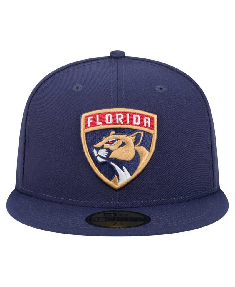 Men's Navy Florida Panthers Core 59FIFTY Fitted Hat