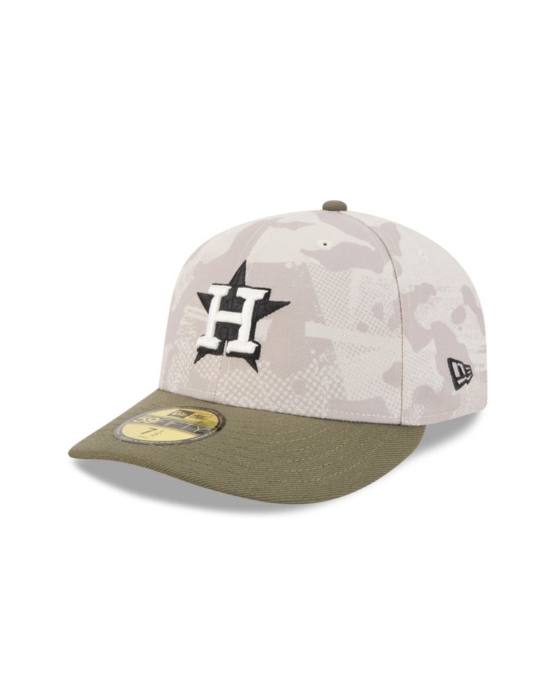 Men's Light Beige/Olive Houston Astros 2025 Armed Forces Day 59FIFTY Fitted Hat