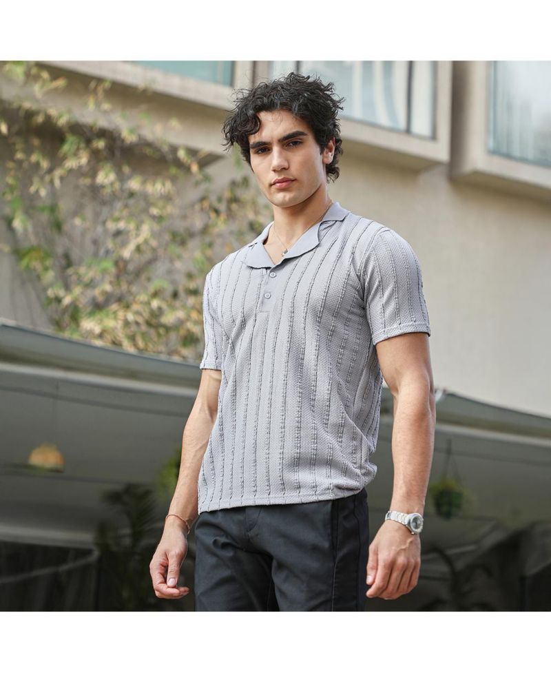 Men's Wicker-Tactitle Polo T-Shirt