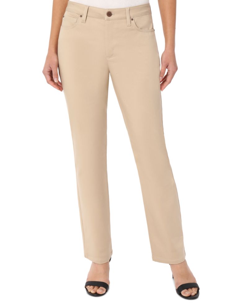 Petite Lexington Straight-Leg Denim Jeans