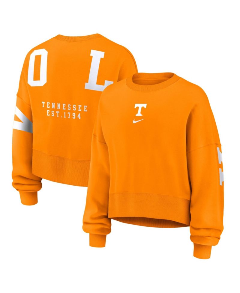 Women's Tennessee Orange Tennessee Volunteers Oversized Phoenix Pullover Sweatshirt