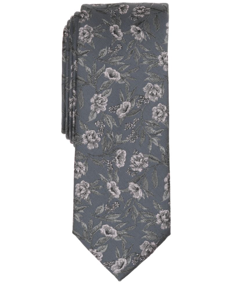 Men's Floral Pattern Tie