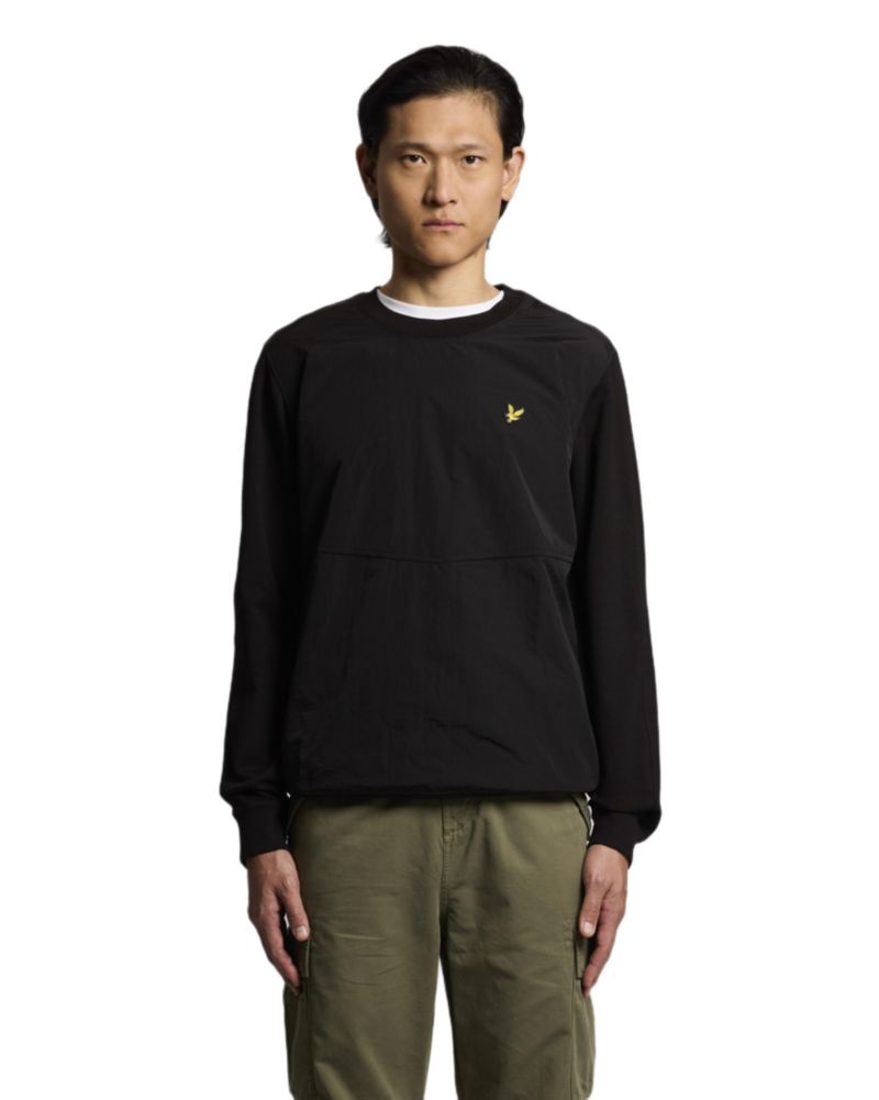 Men's Half Raglan Hybrid Long Sweatshirt
