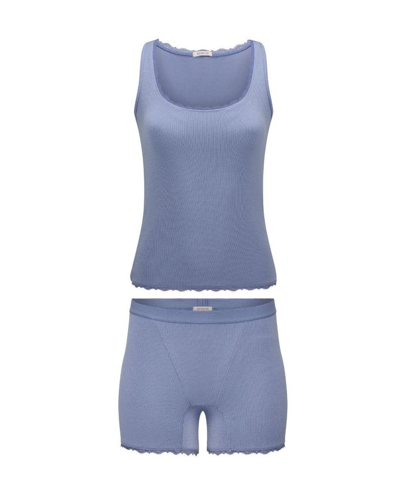 Women's Tayler Pajama Tank & Boxer Shorts Set