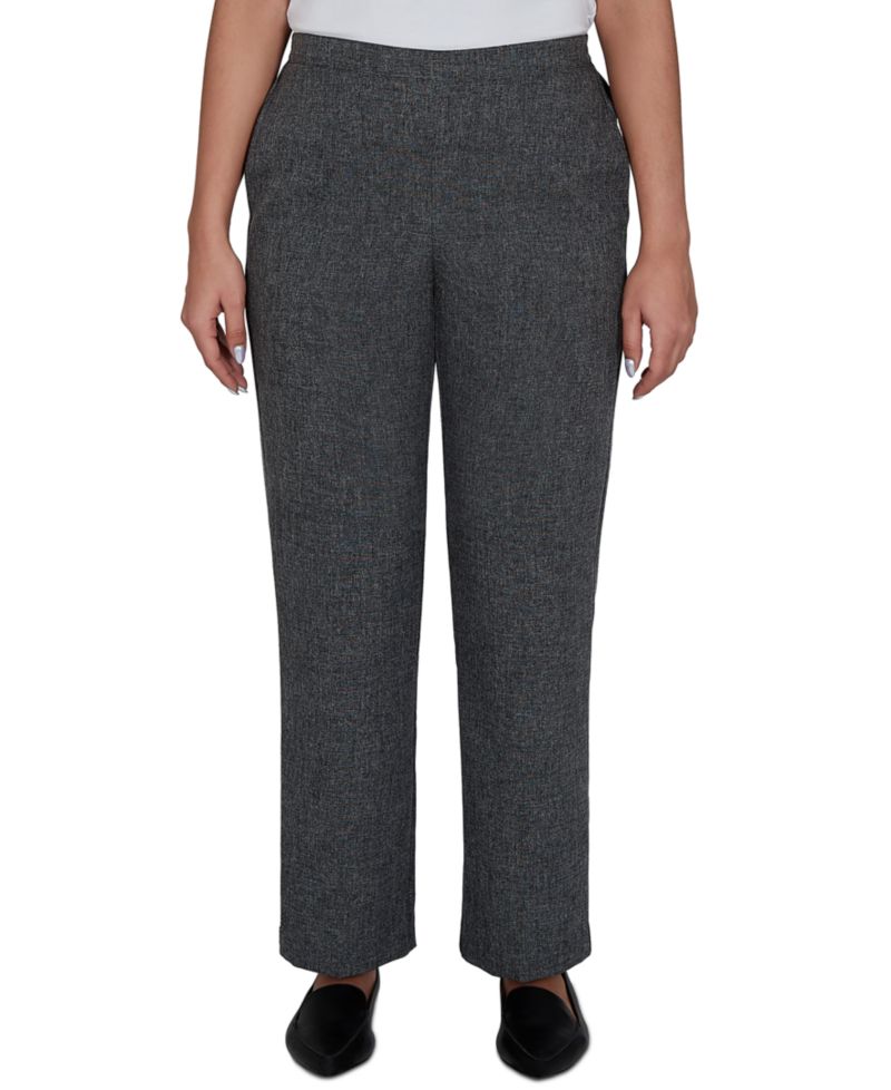 Women's Pull-On Straight-Leg Mid-Rise Pants