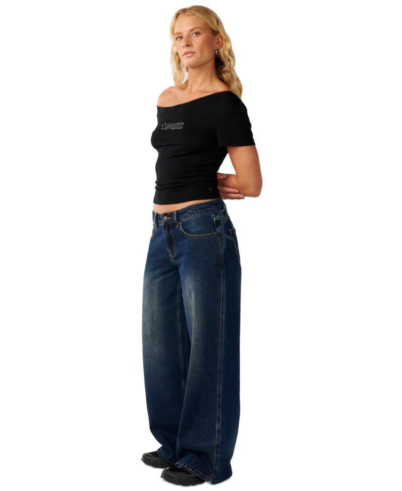 Women's Off Shoulder RC Short-Sleeve Top