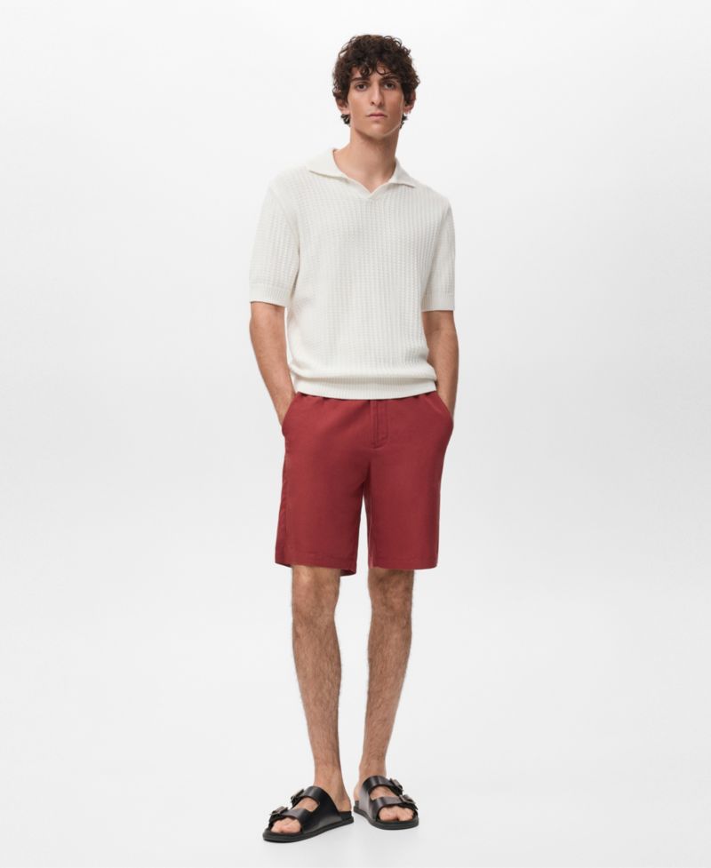 Men's Cotton Knitted Polo Shirt