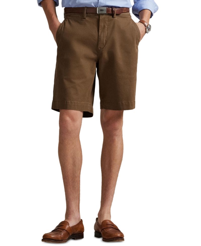 Men's Stretch Classic-Fit Chino Shorts, 9" inseam