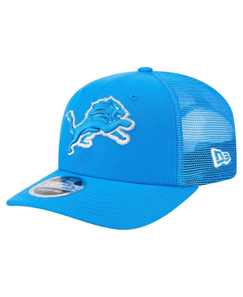 Men's Blue Detroit Lions Main Trucker 9SEVENTY Stretch-Snap Hat