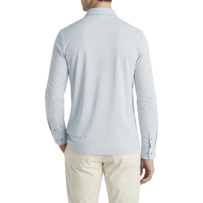 Men's Office-Leisure Collection Dry Tech Oxford Seamless Long Sleeve Shirt