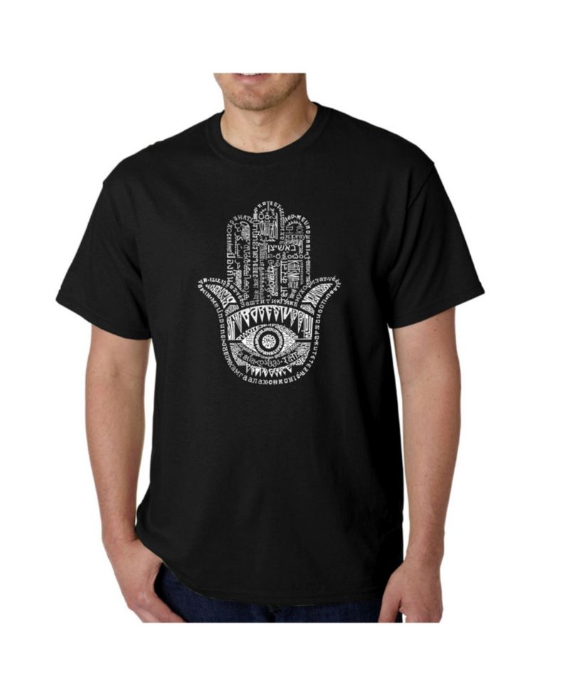 Men's Word Art T-Shirt - Hamsa