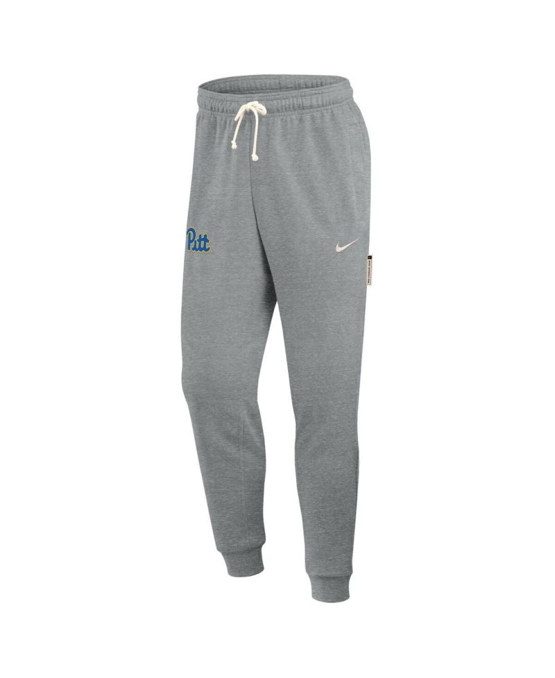 Men's Heather Gray Pitt Panthers 2025 Sideline Standard Issue Dri-FIT Taper Sweatpants