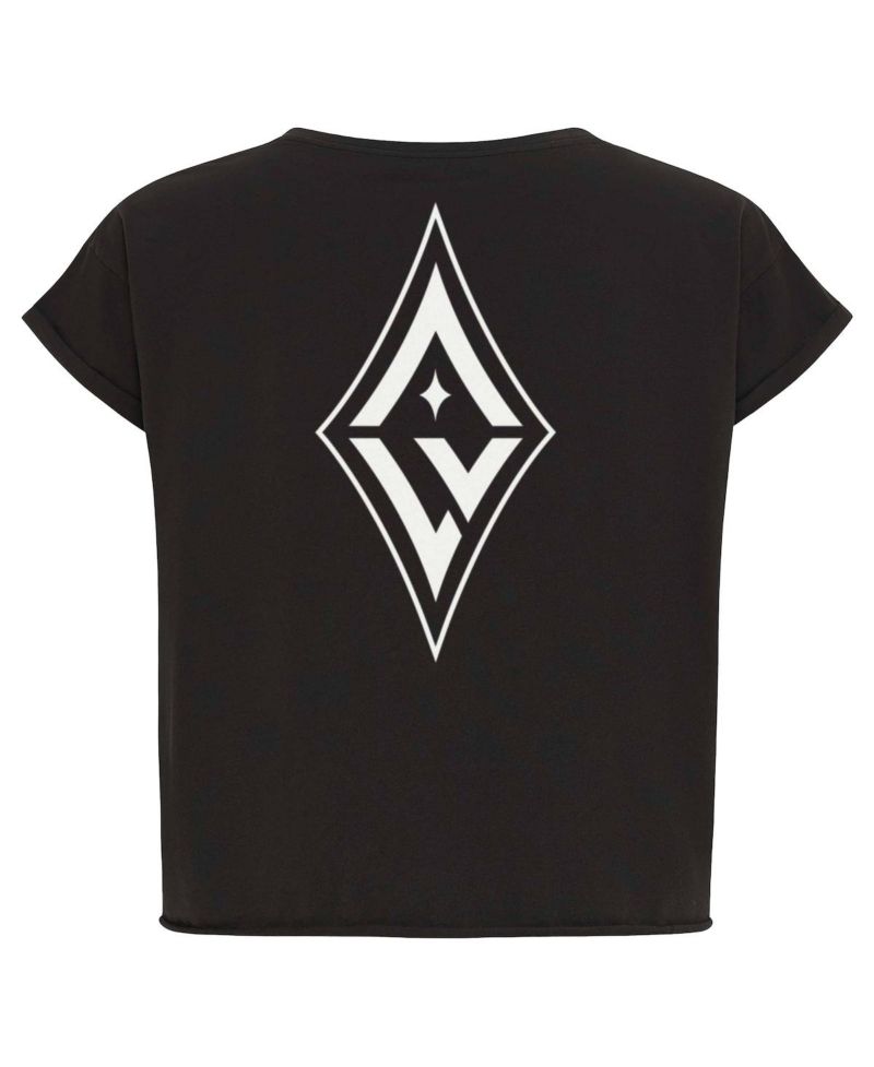 Women's Anthracite Las Vegas Aces Athletic Club Collection Alana T-Shirt