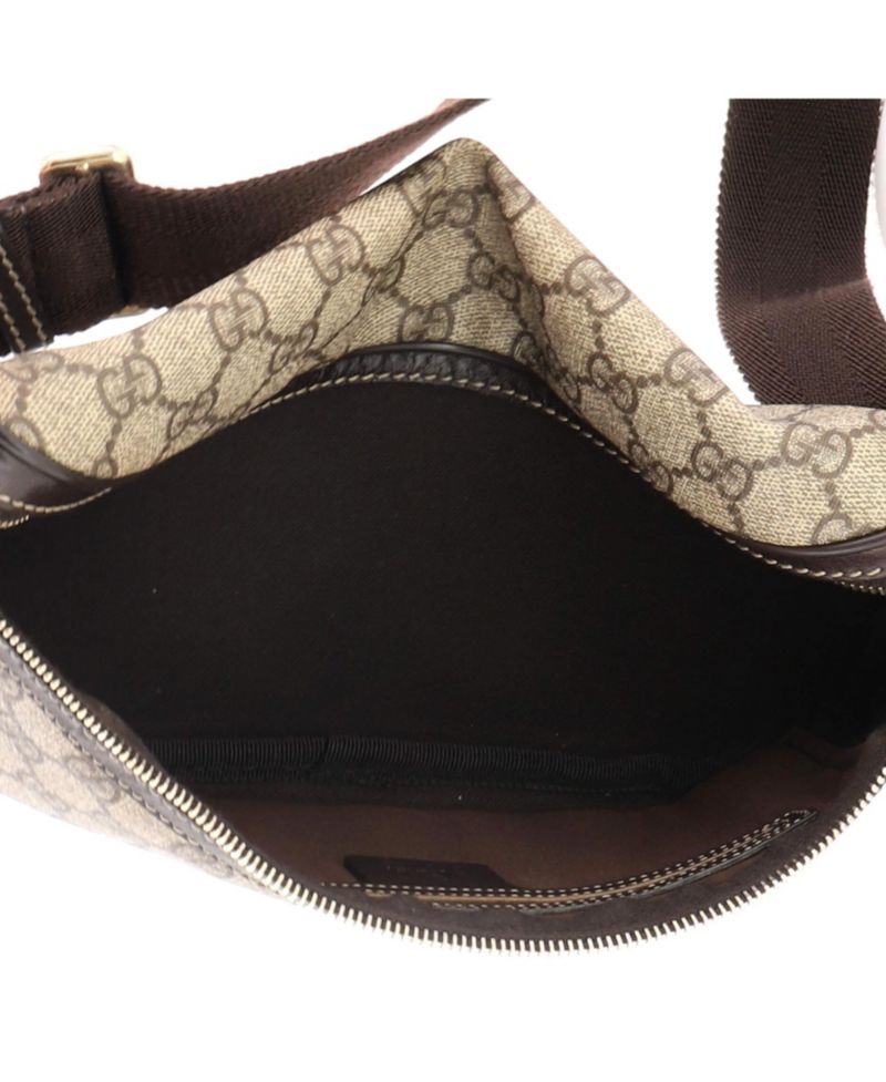 Small Belt Bag GG Coated Canvas with Leather
