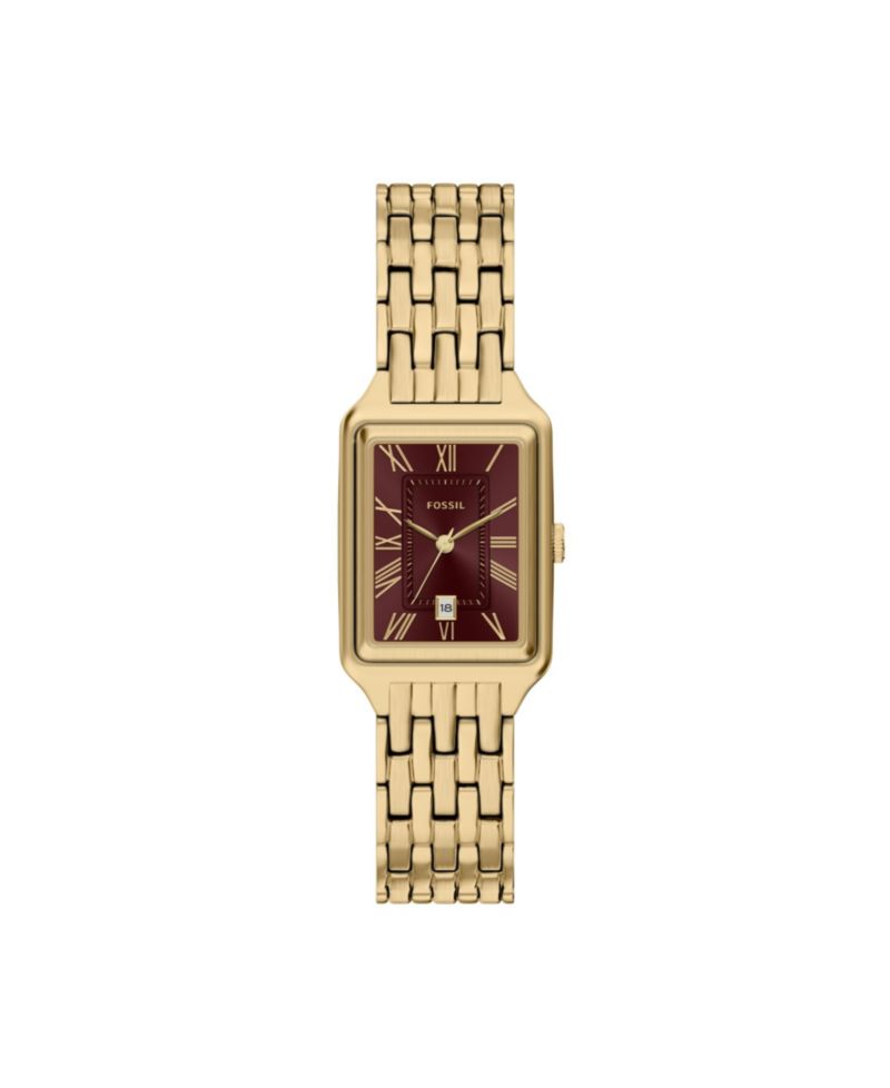 Women's Raquel Three-Hand Date Gold-Tone Stainless Steel Watch 23mm